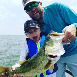 Rocking This Bass With This Little Angler!